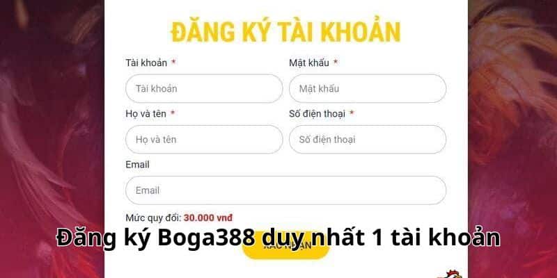 đăng ký boga388