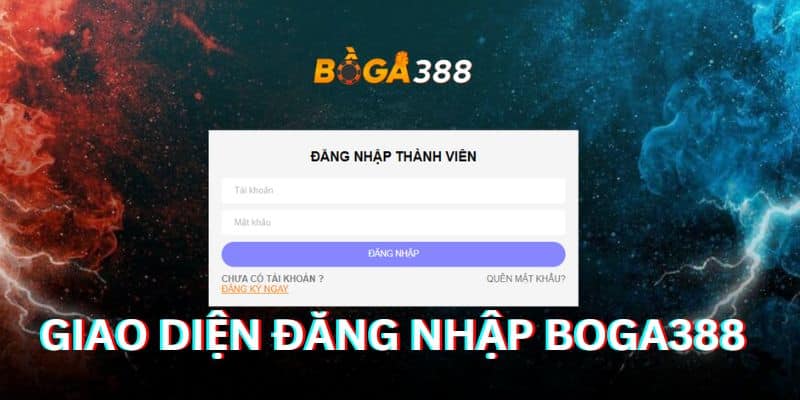 đăng nhập boga388