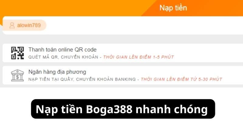 nap tiền boga388